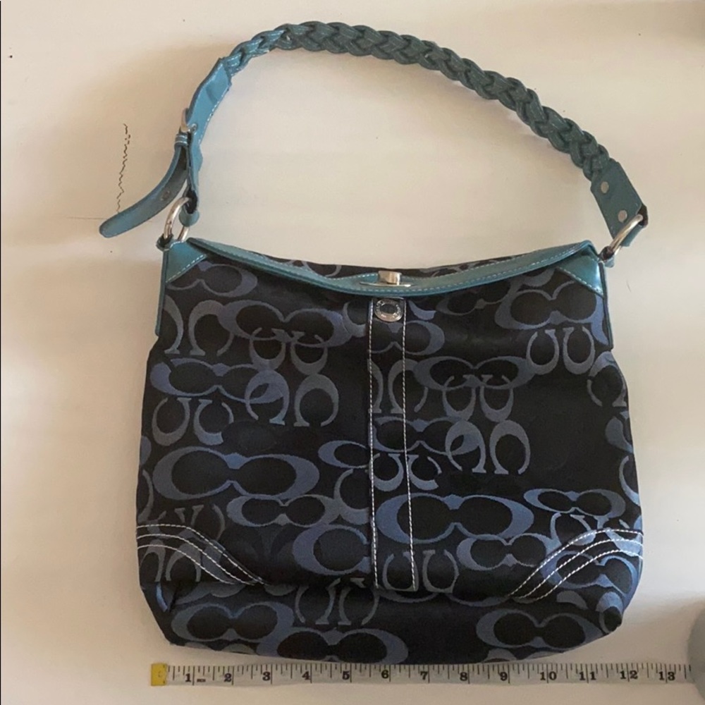 Blue Coach Purse